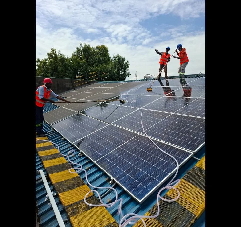 Panel cleaning
